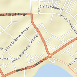 Wałcz Street Map