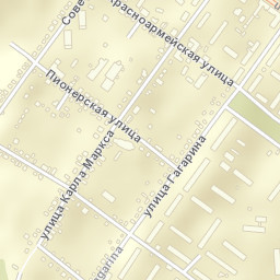 Mtsensk Street Map
