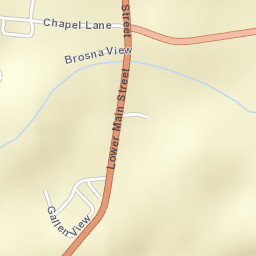 Ferbane Street Map