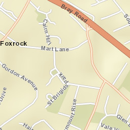 Foxrock Street Map