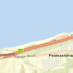 Penmaenmawr Street Map