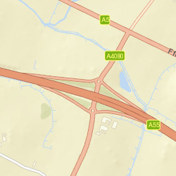 North Wales Expressway, Holyhead, Isle of Anglesey Street Map