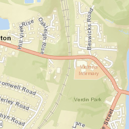 Northwich Street Map