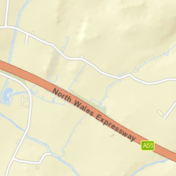 North Wales Expressway, Isle of Anglesey Street Map