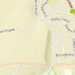 1 Ashly Court, Saint Asaph, Denbighshire Street Map