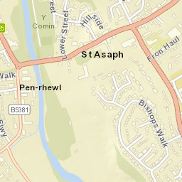 Saint Asaph Street Map