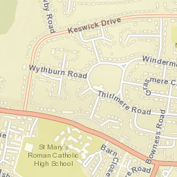147-149 Keswick Dr, Chesterfield, Derbyshire S41, UK Street Map