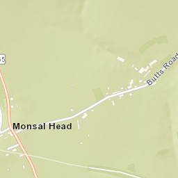 Castlegate Lane, Bakewell, Derbyshire DE45 Street Map