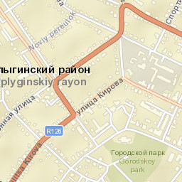 Chaplygin Street Map