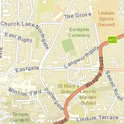 16 Minster Yard, Lincoln, Lincolnshire Street Map