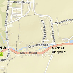 Upper Langwith Street Map
