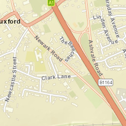 Tuxford Street Map