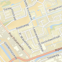 Oosterhoogebrug Street Map