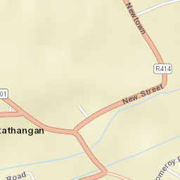 Rathangan Street Map
