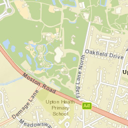 14 Oakfield Ave, Upton, Chester, Cheshire West and Chester CH Street Map