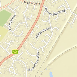 Mickle Trafford Street Map