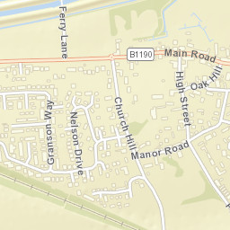 Washingborough Street Map