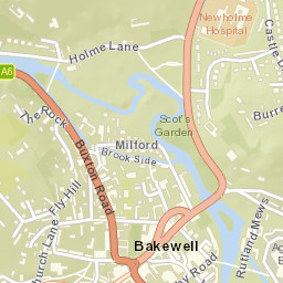 Bakewell Street Map