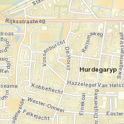 Hurdegaryp Street Map