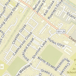95 Chester Road East, Deeside, Flintshire CH5 Street Map