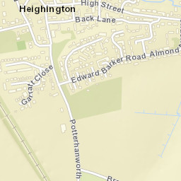 Heighington Street Map