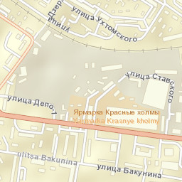 Penza Street Map