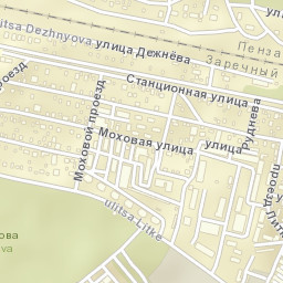Zarechnyy Street Map