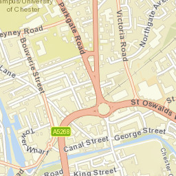 3 Pemberton Road, Chester, Cheshire West and Chester CH1, UK Street Map