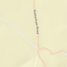 Rotherham Road, Mansfield, Derbyshire Street Map