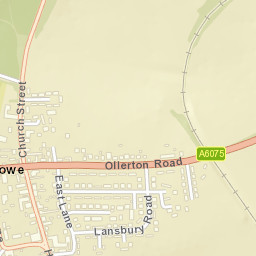 Edwinstowe Street Map