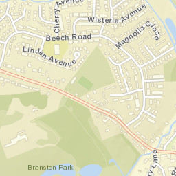 Branston Street Map