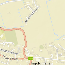 Ingoldmells Street Map