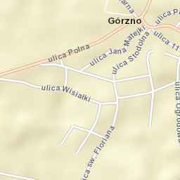Górzno Street Map