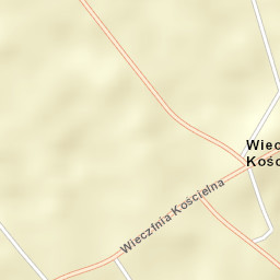 Wieczfnia Kościelna Street Map