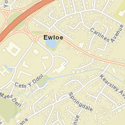 Cefn Y Ddol, Deeside, Flintshire CH5, UK Street Map