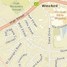 78 Queensway, Winsford, Cheshire West Street Map