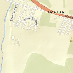 28 East Street, Chesterfield, Derbyshire S44 Street Map