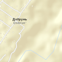 Dobrun’ Street Map