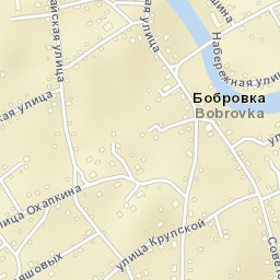 Bobrovka Street Map