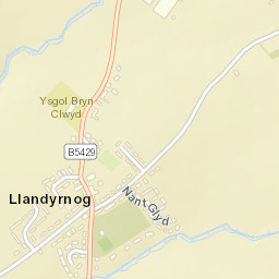 B5429, Denbigh, Denbighshire LL16, UK Street Map