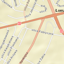 Łomża Street Map