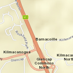 Kilmacanoge Street Map