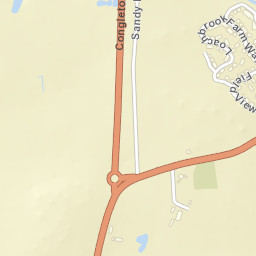 Sandy Lane, Congleton, Cheshire East CW12 Street Map