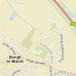 Burgh le Marsh Street Map