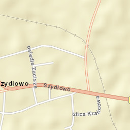 Szydłowo Street Map
