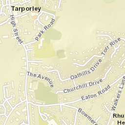 Tarporley Street Map