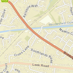 106 Park Lane, Congleton, Cheshire East Street Map