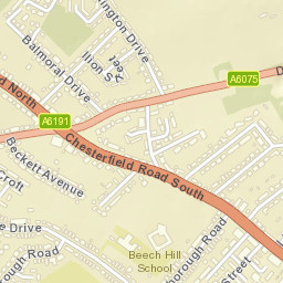 10 Abbott Road, Mansfield, Nottinghamshire Street Map