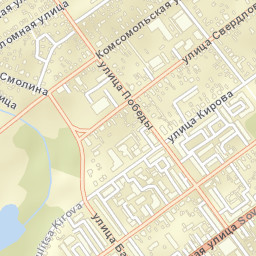 Syzran’ Street Map