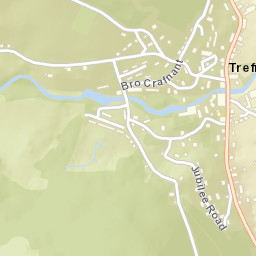 Wood Bank, Snowdonia National Park, Trefriw Street Map